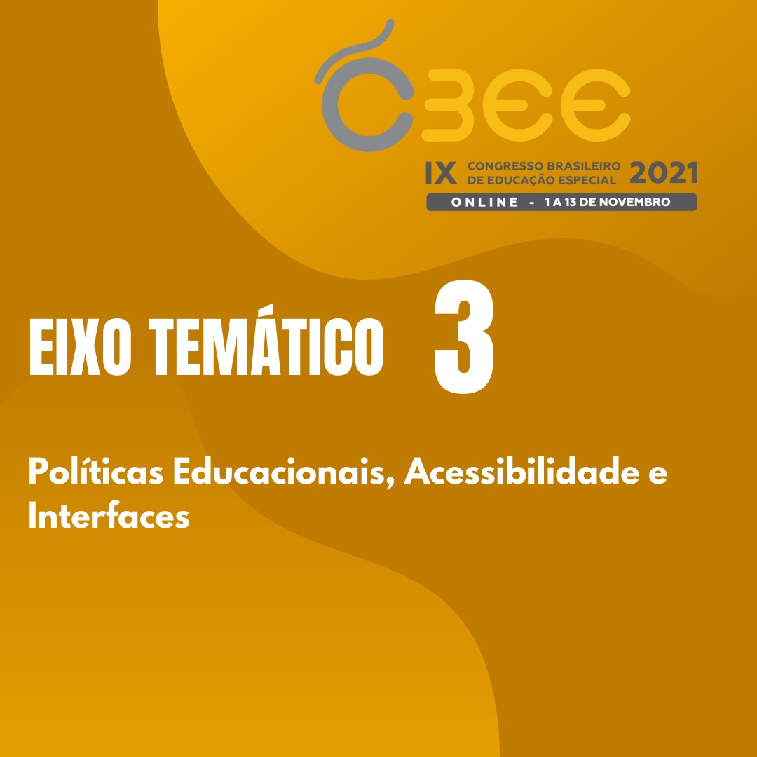 Congresso Brasileiro De Educa O Especial Ix Cbee